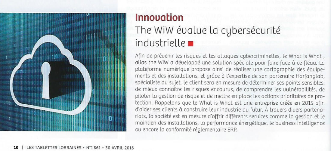 180430-article-cyberscurit-WiW-dans-les-tablettes-lorraines-e1587852400343 - The WIW - Solutions 4.0