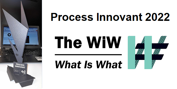 The WiW reçoit le trophée du process innovant 2022