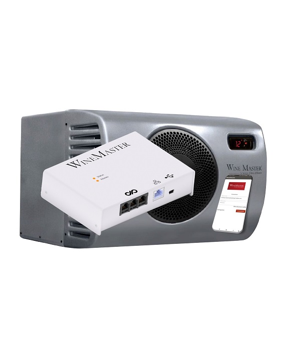 Climatiseur Winemaster Connect avec le kit de connectivité développé par The WiW et JME Electronic