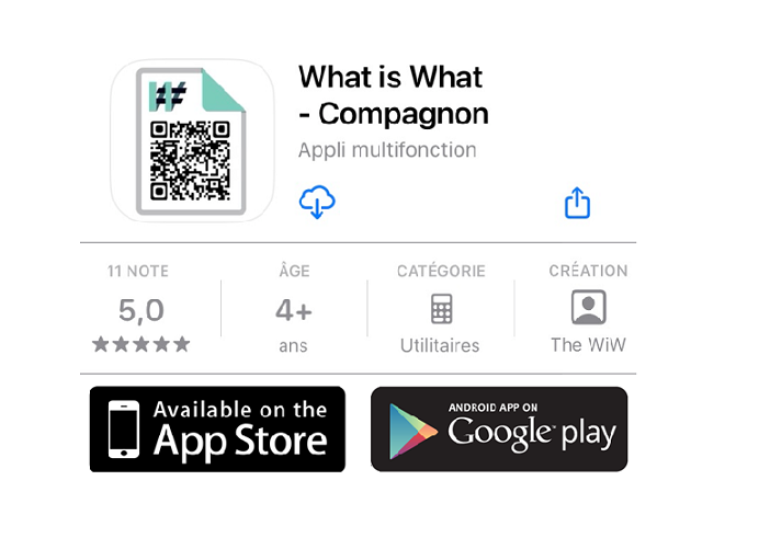 L’appli compagnon What is What sur l’app store IoS