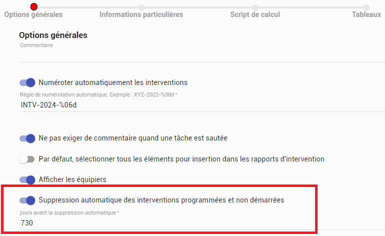 suppression auto après X suppression auto après X