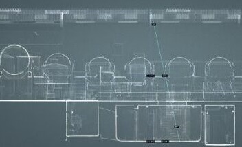 Modélisation 3D d'un des bâtiments du site de production